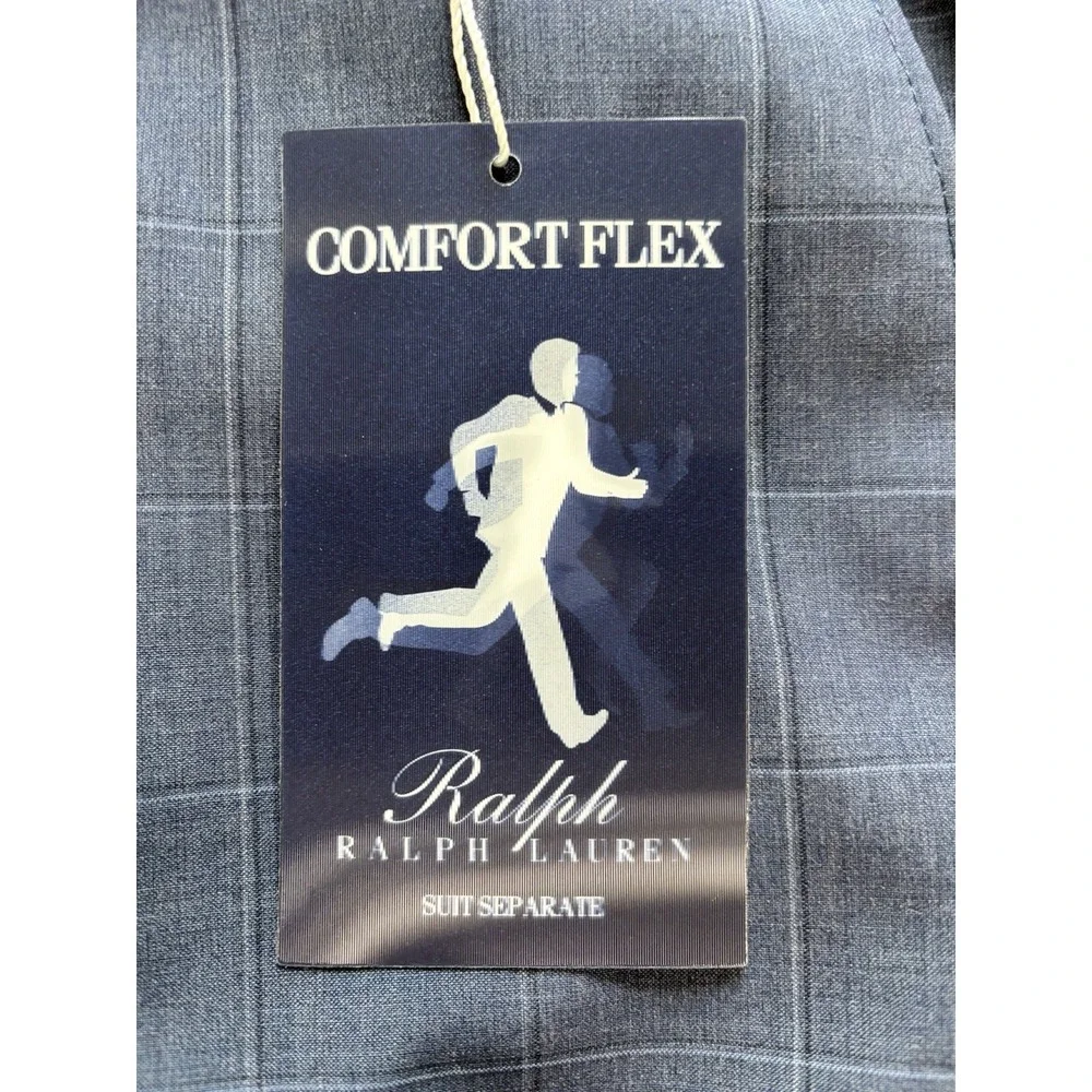 Lauren Ralph Lauren‎ Mens Comfort Flex Pants Wool Blend 54 W Unhemmed 36 In Seam - Picture 13 of 13